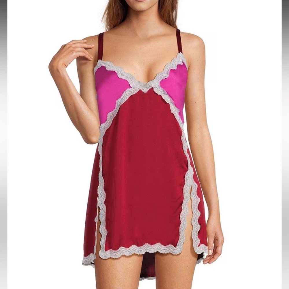 Free People On The Rise mini slip dress